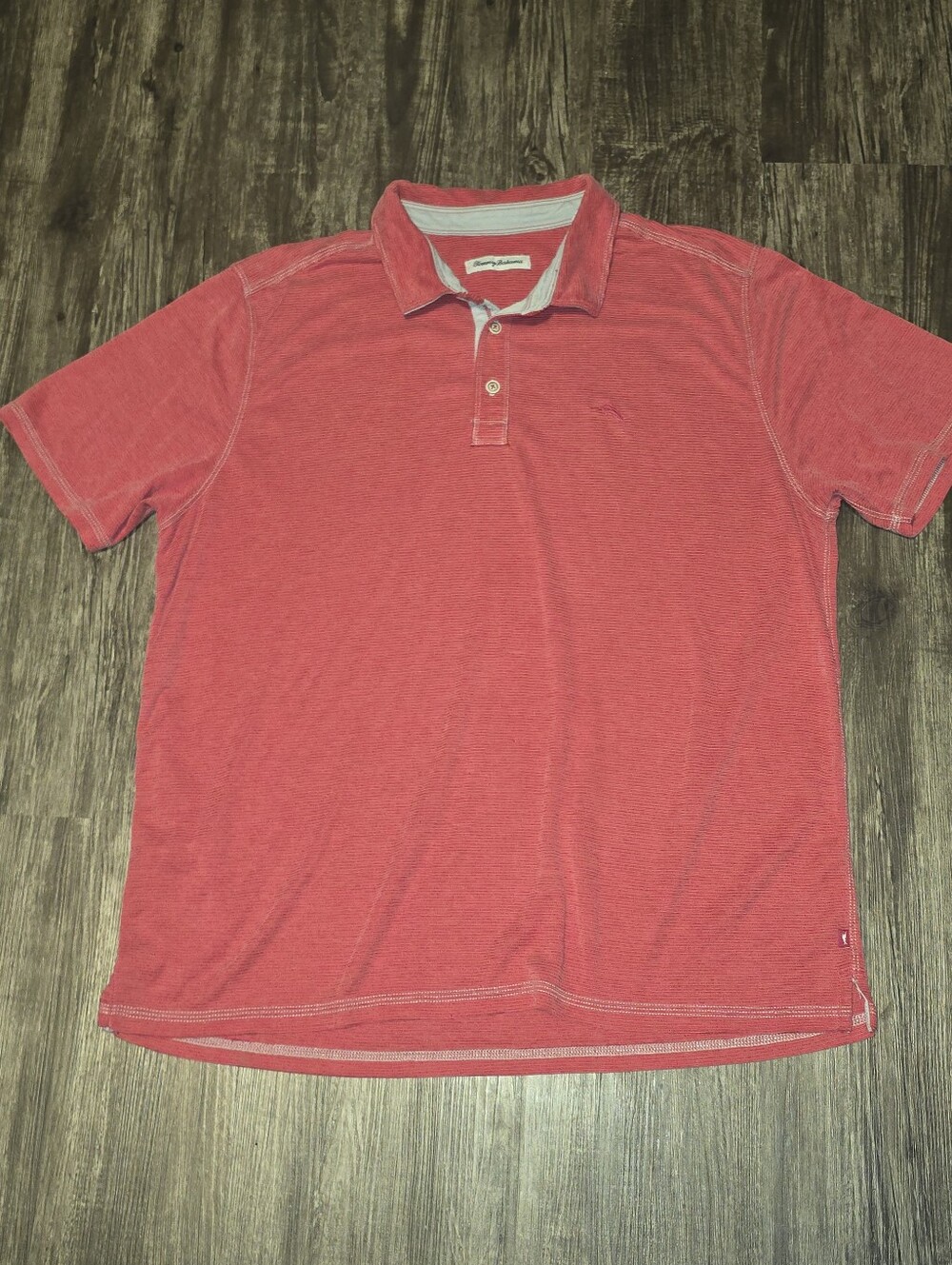 Men's Red Tommy Bahama Red XXL Casual Short Sleeve Shirt